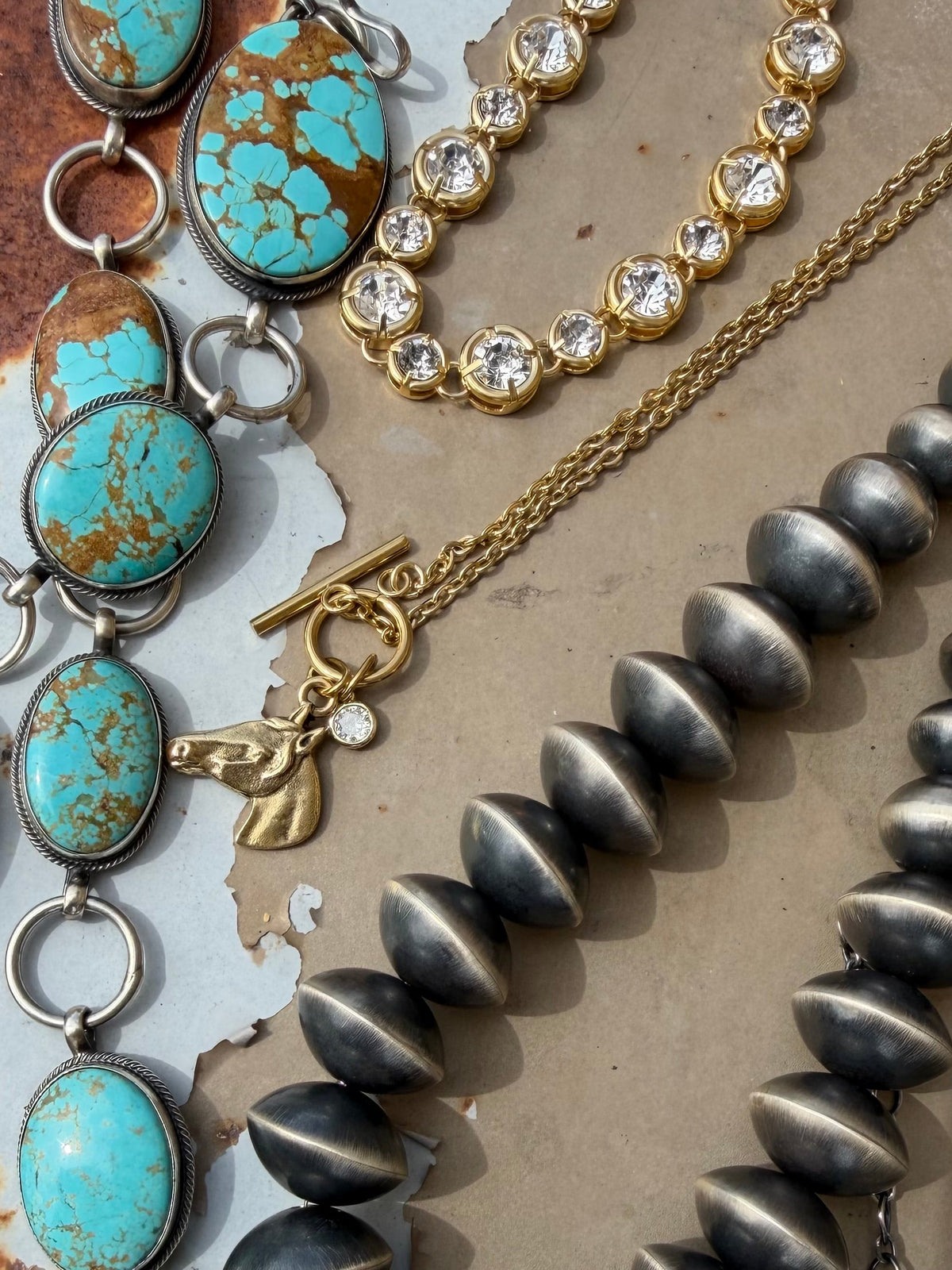 The Filly Necklace in Gold