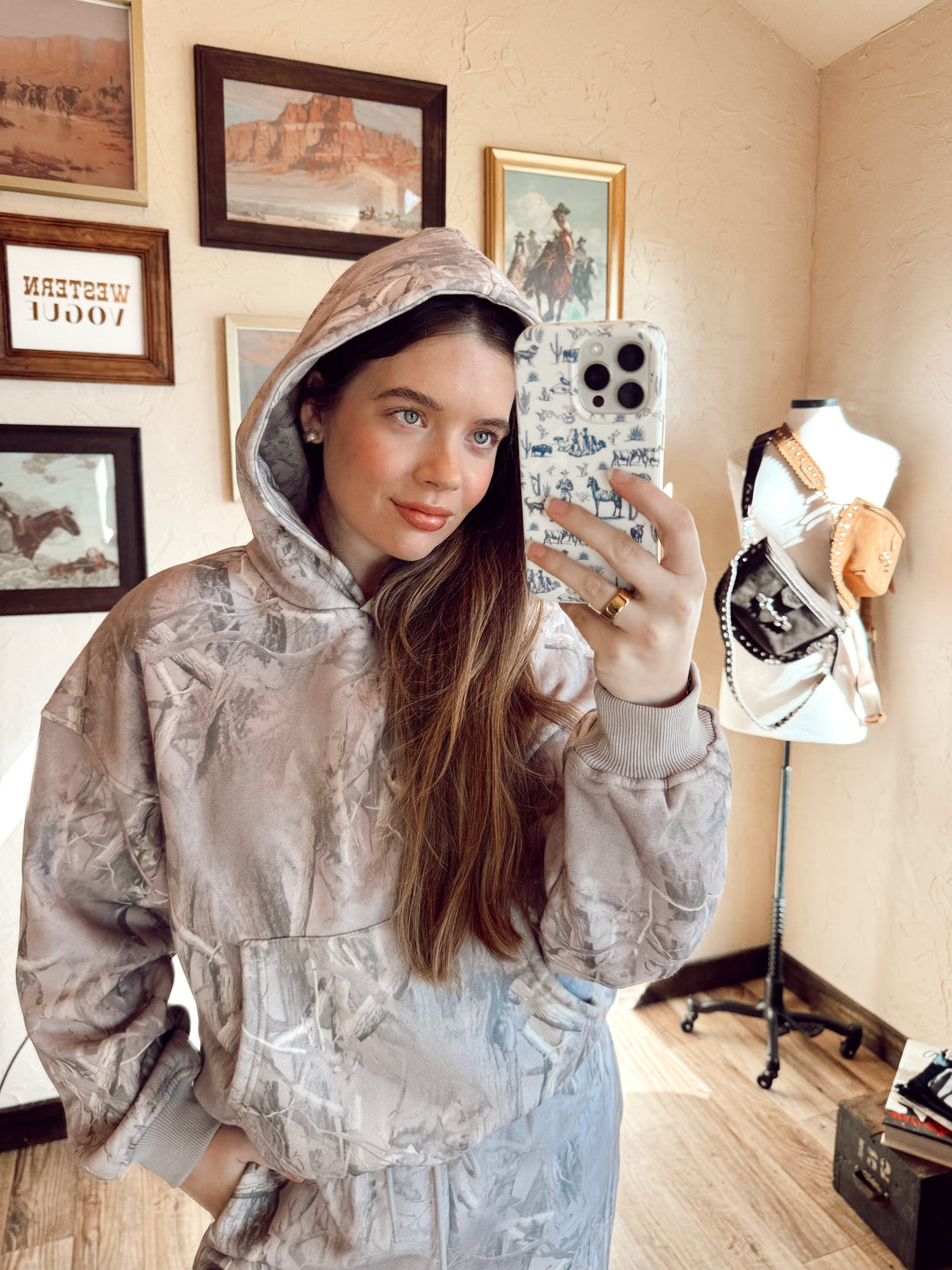 The Grey Tree Camo Hoodie