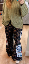 Floral Print Patchwork