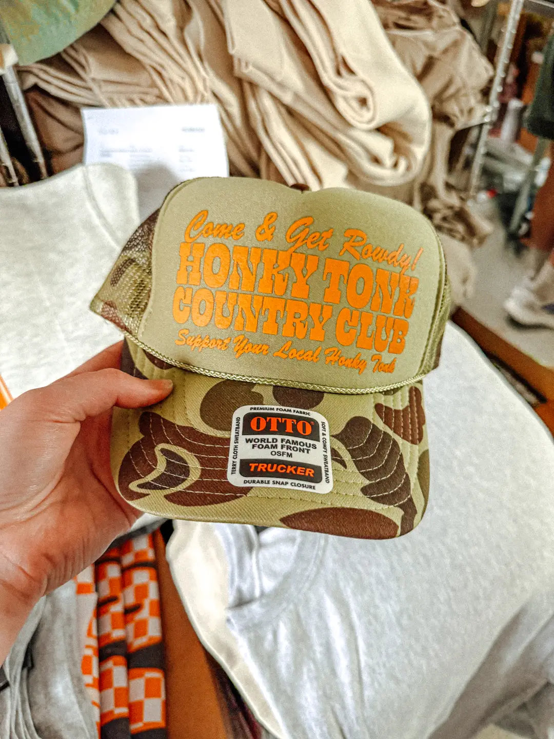 Underground Original Design: Honky Tonk Country Club, Western Trucker Hat