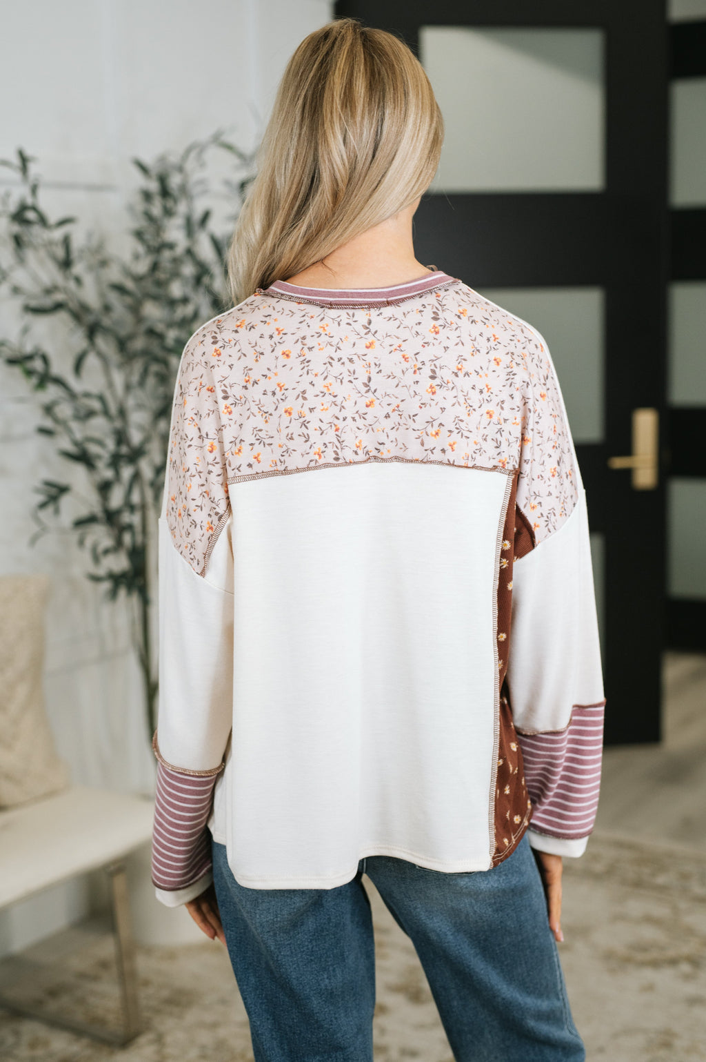 Brick by Brick Color Block Top