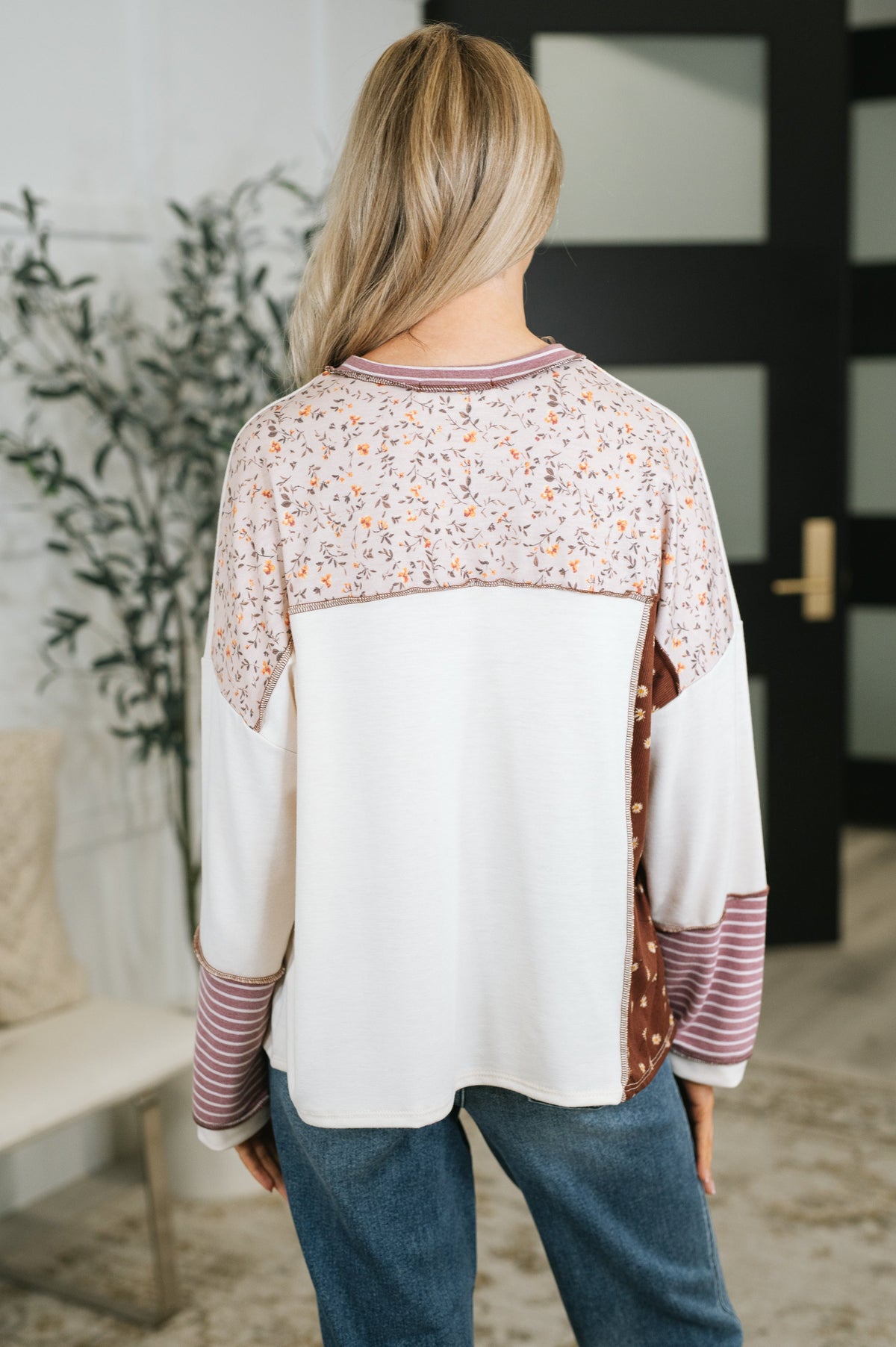 Brick by Brick Color Block Top