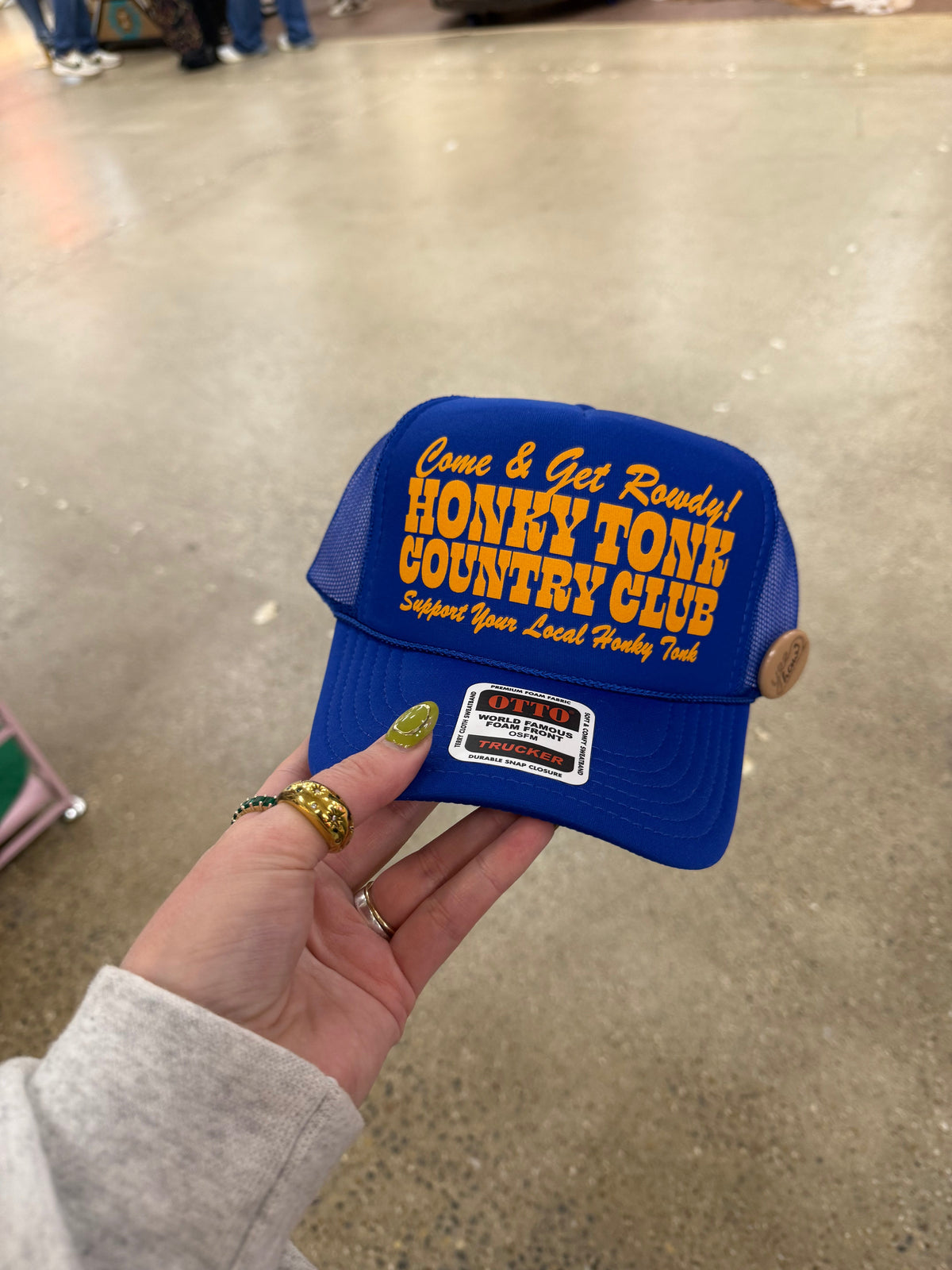 Underground Original Design: Honky Tonk Country Club, Western Trucker Hat