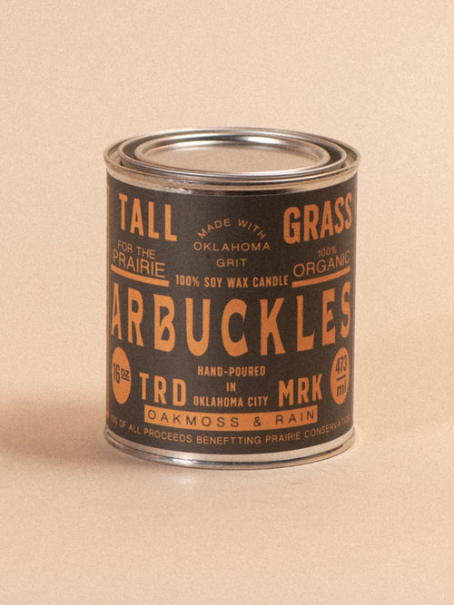 Arbuckles: Oakmoss + Rain Soy Wax Candle