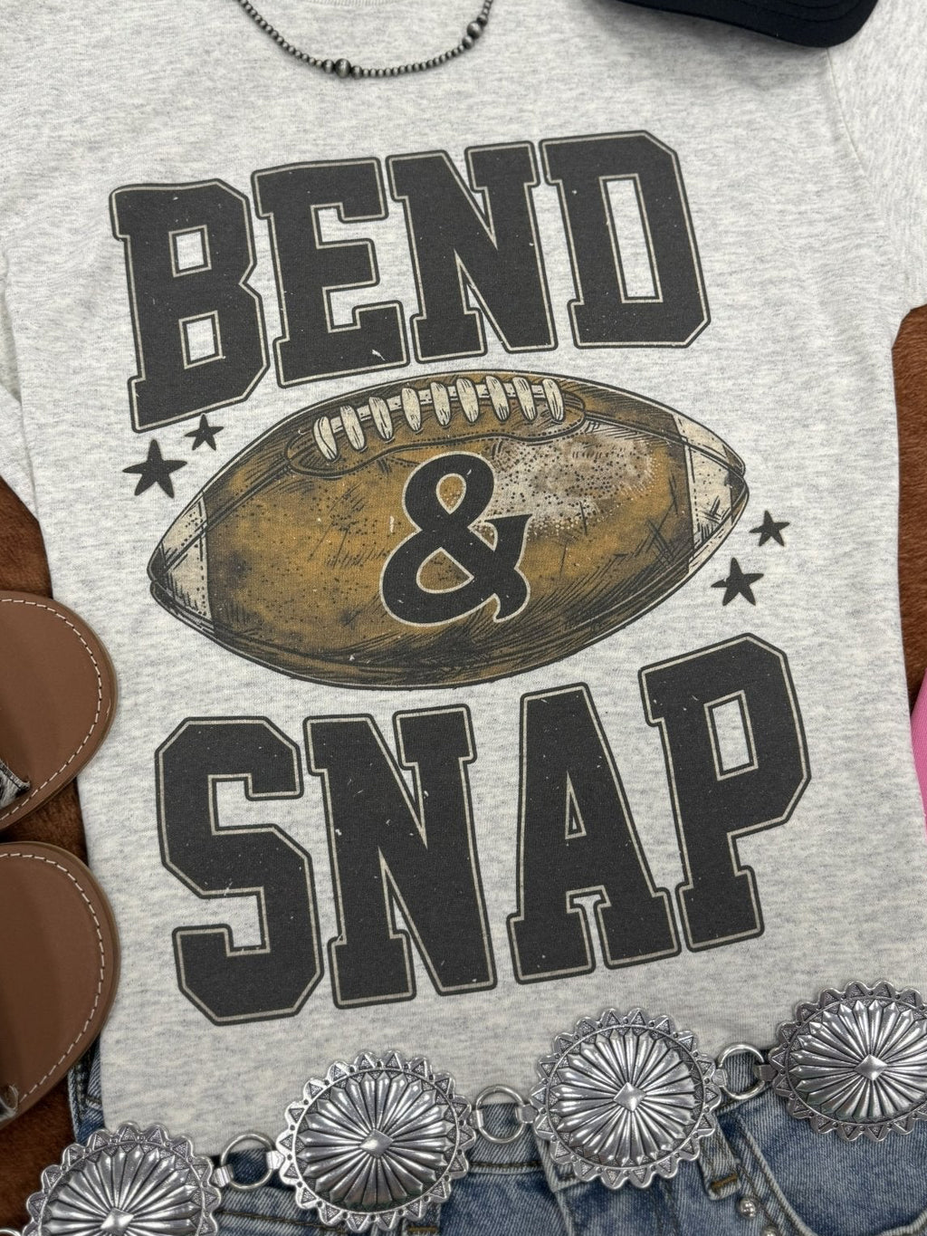Bend & Snap Football Graphic Tee