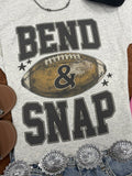 Bend & Snap Football Graphic Tee