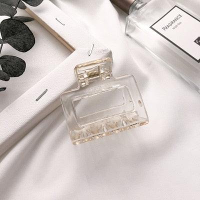 Fashion Women Acetate Hair Claws Crab Clamps Charm Solid Color Leopard Lady Small Size Hair Clips Headdress Hair Styling Tools Hair Accessories For Women