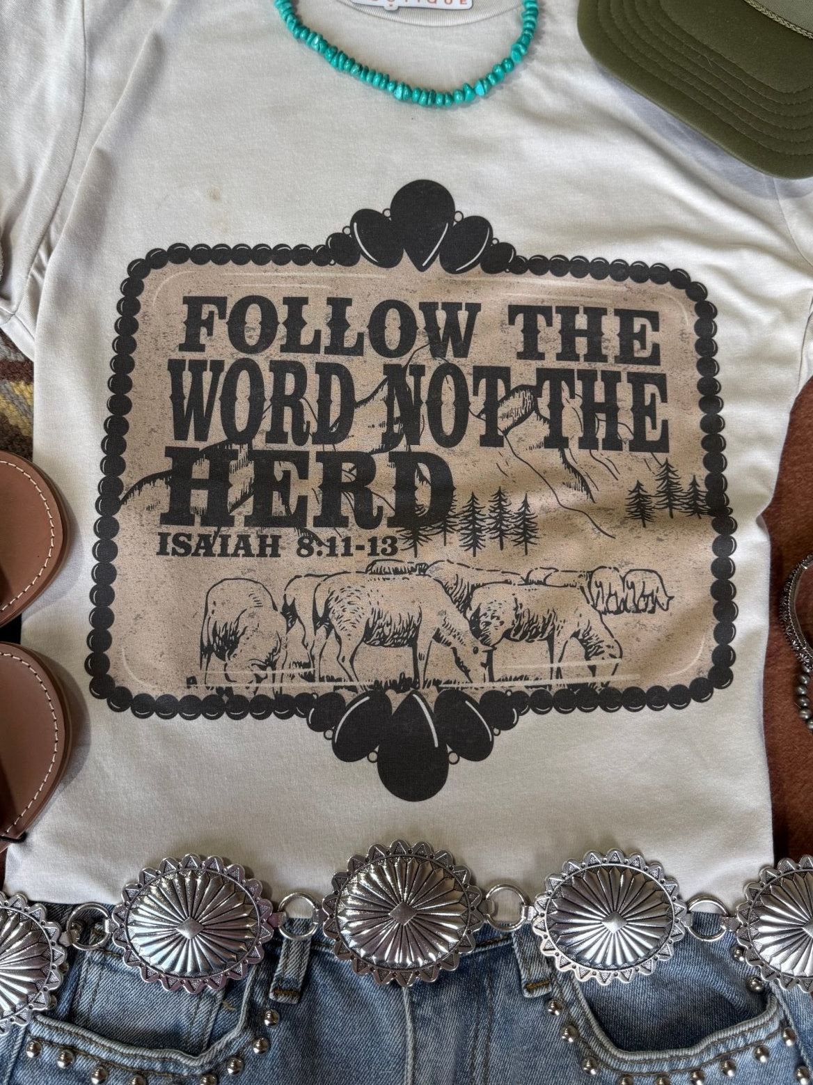 Follow The Word Not The Herd Graphic Tee