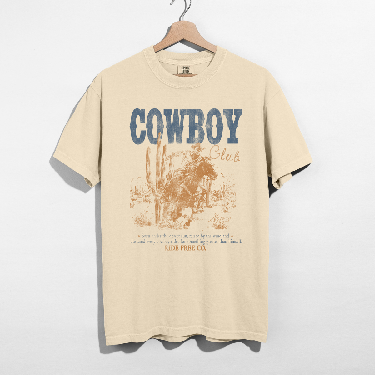 Cowboy Club Graphic Tee – Western Cowboy Shirt