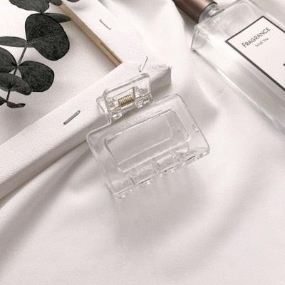 Fashion Women Acetate Hair Claws Crab Clamps Charm Solid Color Leopard Lady Small Size Hair Clips Headdress Hair Styling Tools Hair Accessories For Women